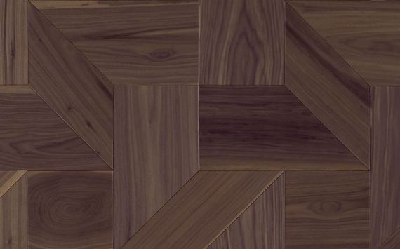 Tricot modular geometric wood floor. Design Panels.