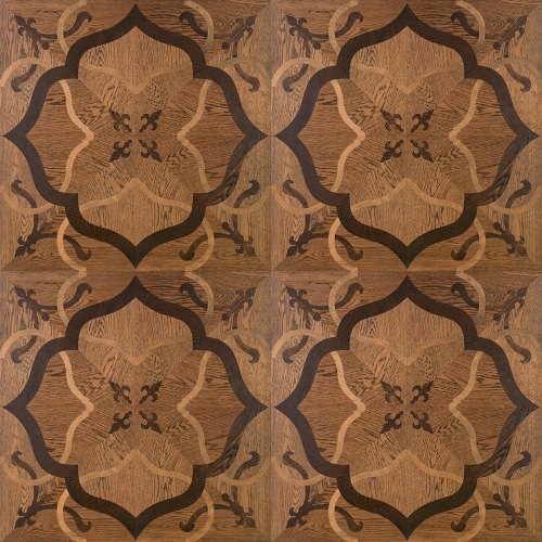 Volterra modular geometric wood floor. Heritage Panels.