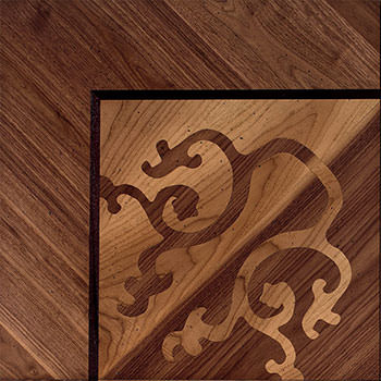 Firenze modular geometric wood floor. Heritage Panels.