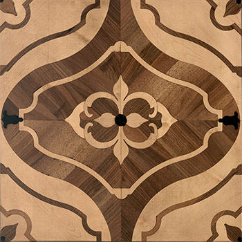 Murano modular geometric wood floor. Heritage Panels.