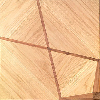 Padova modular geometric wood floor. Heritage Panels.