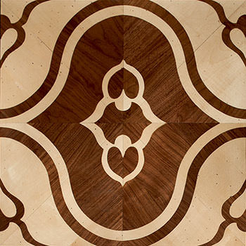 Venezia modular geometric wood floor. Heritage Panels.
