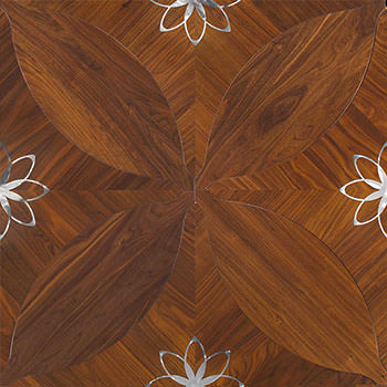 Diamante Lux modular geometric wood floor. Design Panels.