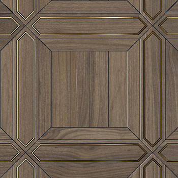 Matita modular geometric wood floor - Installation 131