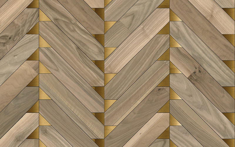 Matita modular geometric wood floor - Installation 221