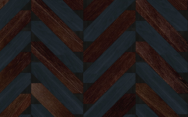 Matita modular geometric wood floor - Installation 223