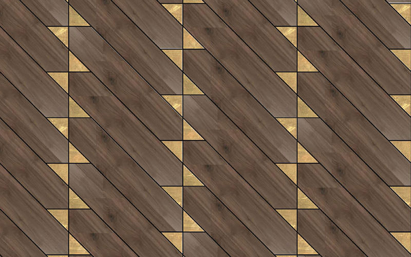Matita modular geometric wood floor - Installation 230