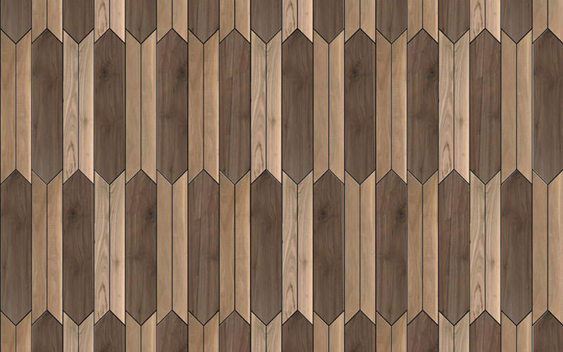 Matita modular geometric wood floor - Installation 260