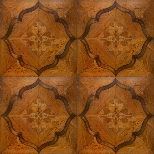 Siena modular geometric wood floor. Heritage Panels.